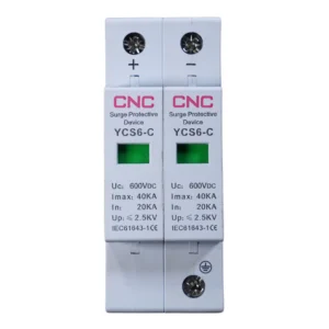 2P DC SPD 600V Surge Protection Devices YCS6-C
