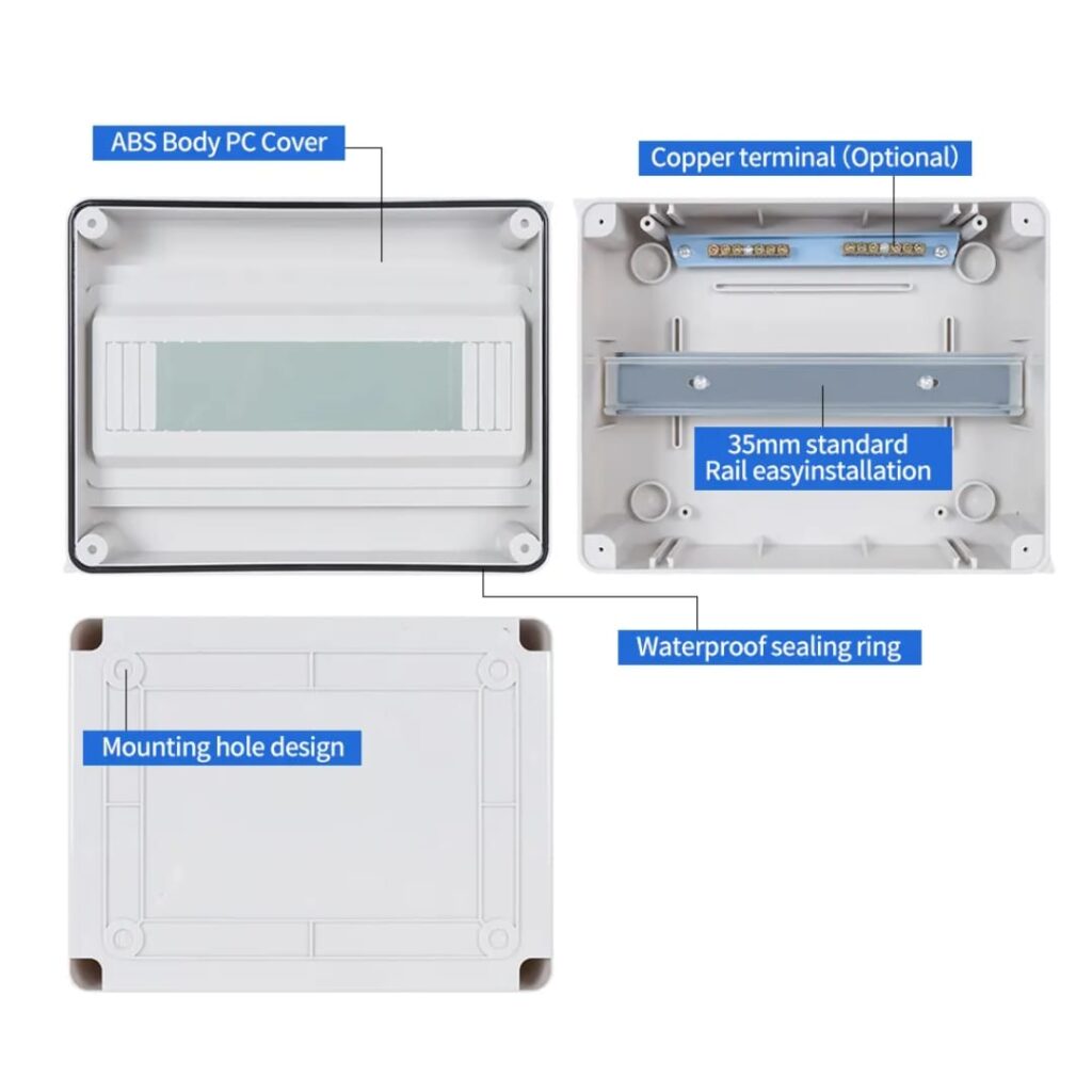Plastic Body Distribution Box  – Surface Mount Design