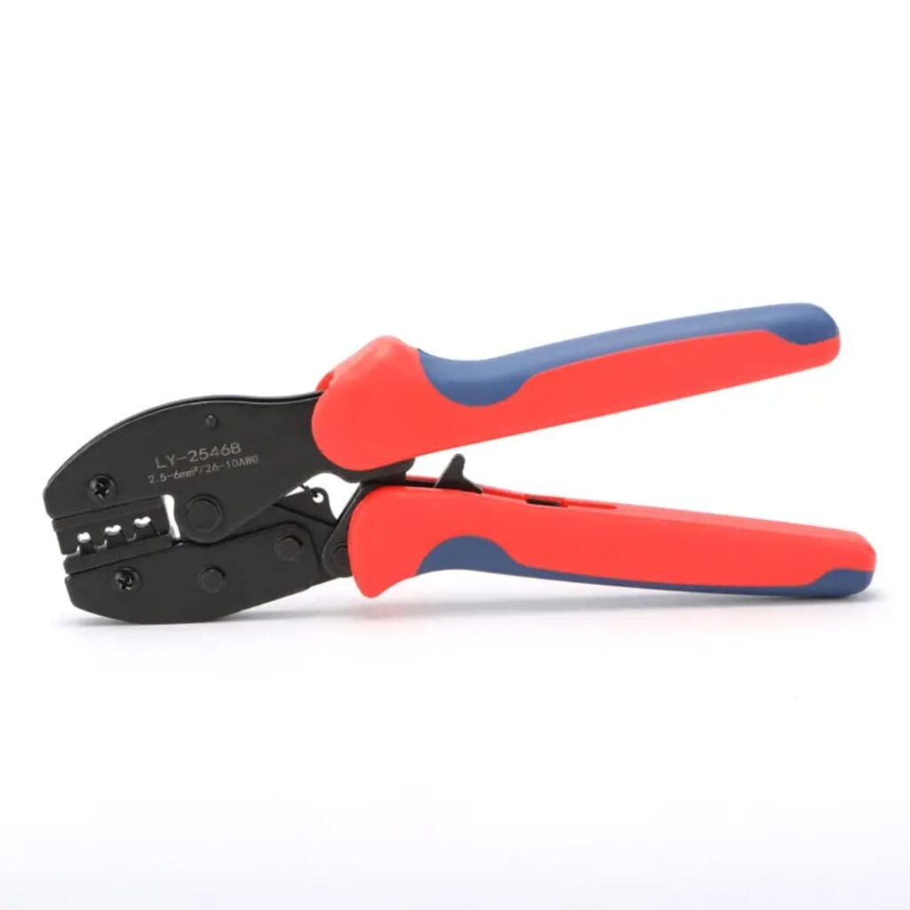 MC-4 Crimping Plier Solar Panel Connector Tool Wire Cable Pliers 2.5/4/6mm2 14-10AWG Ratchet Crimper