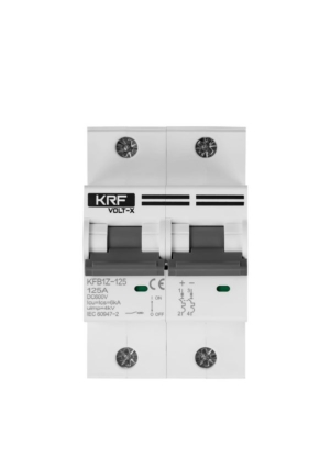 2 Pole 125A 600V DC MCB – 125A