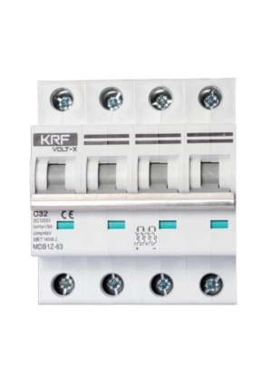 DC 4 Pole 32A MCB Circuit Breakers 1000V